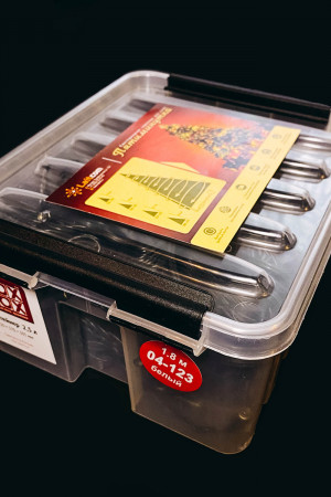 Светодиодная гирлянда Пятиминутка для ели высотой 1.8 м., 168 холодных белых LED ламп, зеленый ПВХ, Beauty Led (GFM168C-14-1W) 