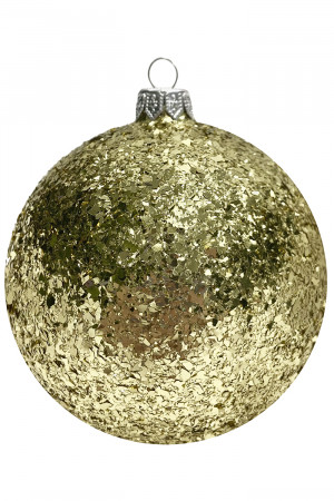 Шар пластиковый Серпантин, 150 мм., 1 шт., золотой, ПромЕлка (ШИПЛС-150Gold)