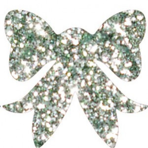 Бантик из пенофлекса 20 см., серебро, ПромЕлка (Б2-200-SILVER)