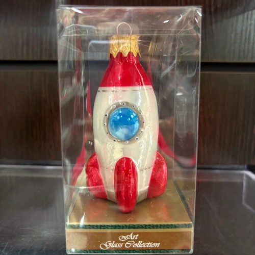 Формовая игрушка Ракета 10 см., стекло, Витус (А362)