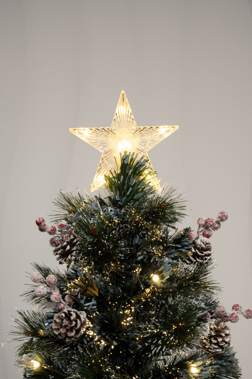 Оптоволоконная елка с LED лампочками Альпийская 240 см., леска+пвх, контроллер (Т2162-240)