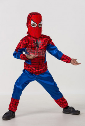 Карнавальный костюм Человек-Паук рост 104, размер 26 (7011-26)