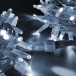 Светодиодная нить 100 холодных белых LED ламп, 10 м., 220В, мерцание, белый провод ПВХ, Teamprof (TPF-S10CF-220V-CW/W)