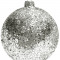 Шар пластиковый Серпантин, 150 мм., 1 шт., серебро, ПромЕлка (ШИПЛС-150Silver)