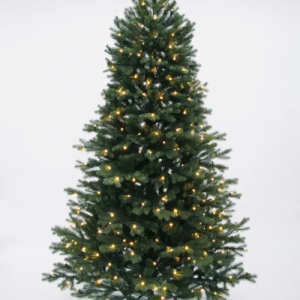 Искусственная елка  Швейцарская 215 см., 300 теплых белых LED ламп, 100% литая хвоя, Black Box (74540) 