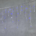Светодиодная бахрома 3,1*0,5 м., 150 синих LED ламп, мерцание, прозрачный провод ПВХ, LTC (PIL150BLW-10-2B)