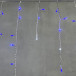 Светодиодная бахрома 3,1*0,5 м., 150 синих LED ламп, мерцание, прозрачный провод ПВХ, LTC (PIL150BLW-10-2B)