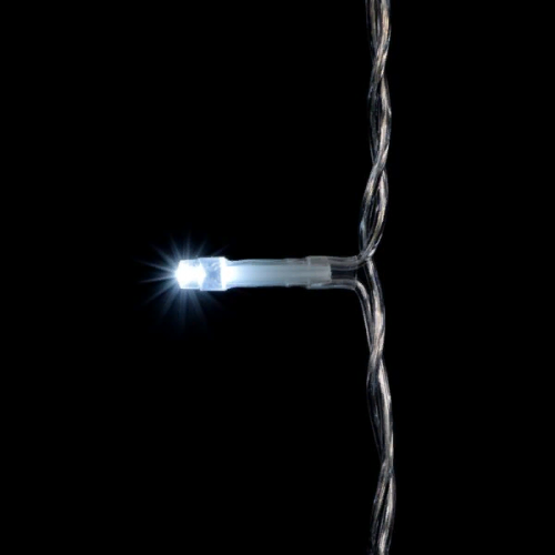 Светодиодный занавес 2*3 м., 600 белых LED ламп, облегченный, прозрачный провод ПВХ, LTC (PCL600NOT-10-2W)