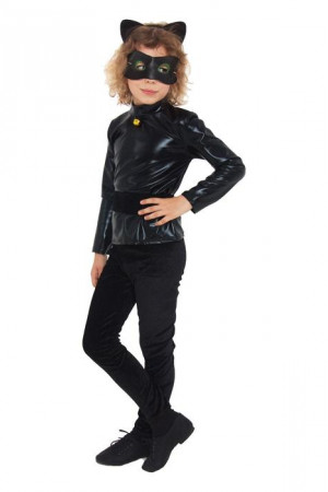  Карнавальный костюм Супер Кот  рост 134 см., Батик 