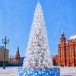 Уличная ствольная елка Альпийская Люкс 8 м., ПВХ, белая, ЕлкиТорг (303800)
