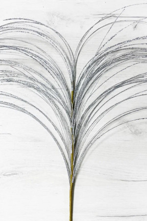 Ветвь Блестящая серебро 102 см., Christmas DeLuxe (89541)