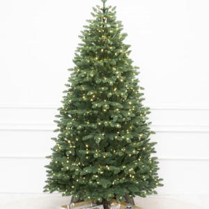 Искусственная елка Олимпия 300 см., 100% литая хвоя, теплых белых LED ламп, ЕлкиТорг (265300)