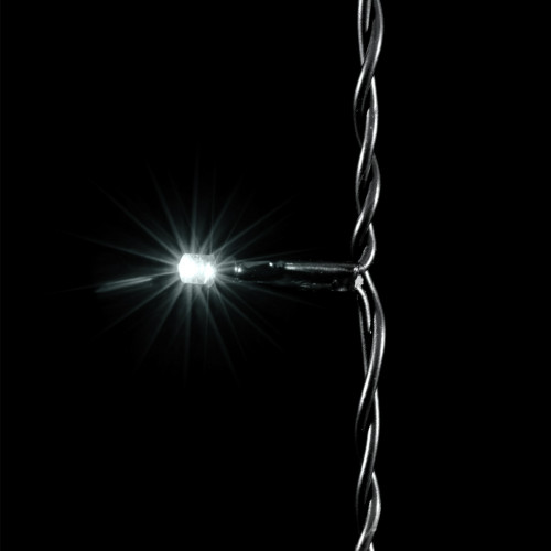 Светодиодная гирлянда Пятиминутка для ели высотой 2.1 м., 224 холодных белых LED ламп, зеленый ПВХ, Beauty Led  (GFM224C-14-1W)