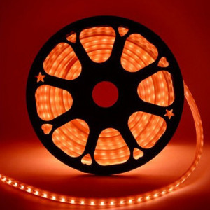 Неон торцевой 14*10 мм., 220V, красные LED лампы 100 шт на 1 м, бухта 50 м, Beauty Led (LCT-2R)