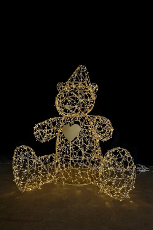 Светодиодная фигура Мишка Тедди 260 см., Сад Радости (SR169)