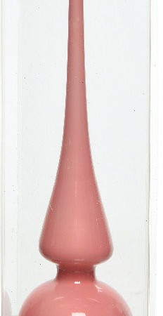 Елочная макушка Classic 26 см, карамельно-розовый, стекло, KAEMINGK (114849)