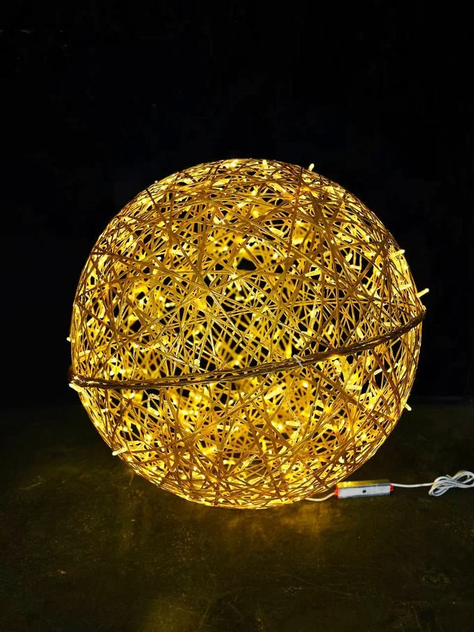 Светодиодная инсталляция Шар 40 см. 1 шт., Сад Радости (SR268) Светодиодная инсталляция Шар 40 см. 1 шт., Сад Радости (SR268)