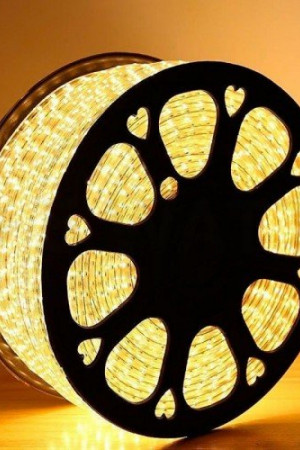 Неон торцевой 14*10 мм., 220V, теплые белые LED лампы 100 шт на 1 м, бухта 50 м, Beauty Led (LCT-2WW