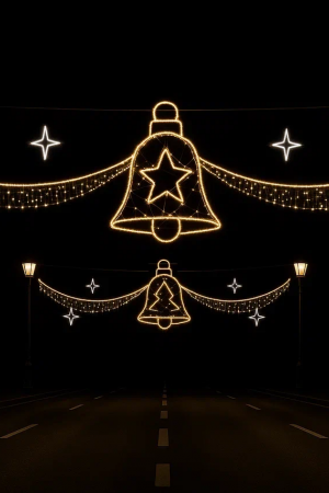 Светодиодная растяжка Колокольчик 500 см., Сад Радости (SR367)