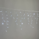 Светодиодная бахрома 3,1*0,5 м., 120 LED, холодный белый, статика, белый провод каучук, LTC (ECO120-8-2W)