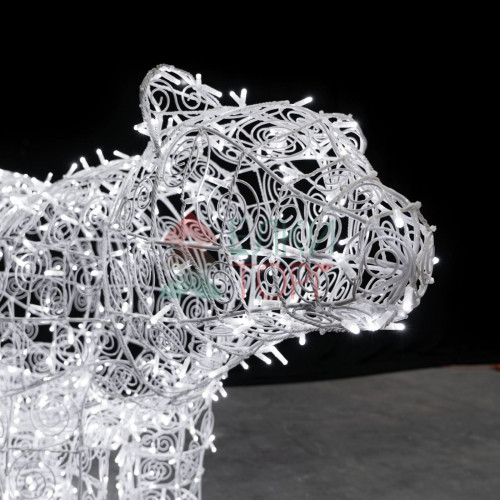 Светодиодная фигура Медведь 1,18 м., белый, Conso (OL304)