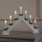 Светодиодная Рождественская горка 39×29× 4.5 см., дерево, 220 В, Luazon Lighting (4357282)