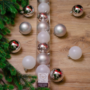 Набор пластиковых шаров  Фестивальный 60 мм,  10 шт, Kaemingk (020394) 