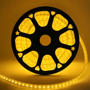 Неон торцевой 14*10 мм., 220V, желтые LED лампы 100 шт на 1 м, бухта 50 м, Beauty Led (LCT-2B)