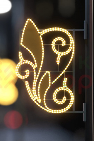 Светодиодная консоль Бабочка 88*100 см., 220В, Conso (KPF-025-L001)