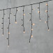 Светодиодная бахрома 4,9*0,5 м., 240 экстра теплых белых LED ламп, черный провод ПВХ, Beauty Led (PIL240-11-2EWW)