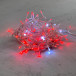 Светодиодная гирлянда с белым бликующим диодом 10 м, 220-230V., 100 красных LED ламп, прозрачный ПВХ, LTC (PST100BLW-10-2R)