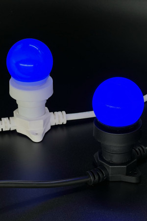 Лампа Ø45 мм. для Белт-лайта 220В, Цоколь E27, 2Вт, Синяя, LTC (LAMP1-2B)