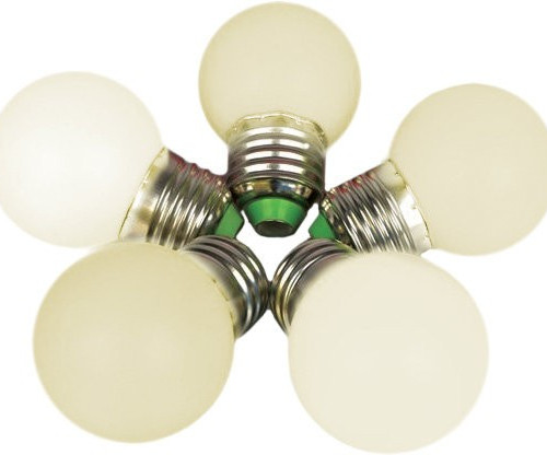 Лампа светодиодная для Белт-лайта 45 мм., теплый белый свет, Е27, 1Вт, Rich LED (RL-BL-E27-G45-WW)