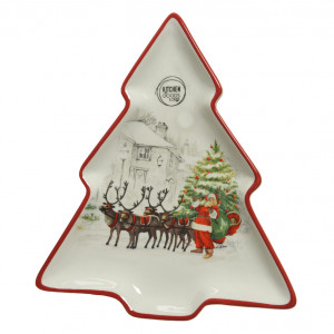 Сервировочный поднос Новогодняе Мотивы 23х20 см., Kaemingk (607859)