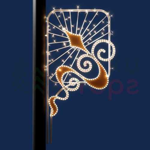 Светодиодная консоль Бенгальская свеча 76*125 см., 220В, Conso (KPF-026-L001)