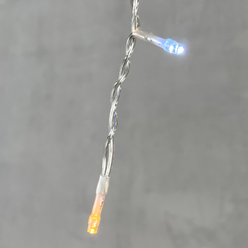 Светодиодная бахрома 4,9*0,5 м., 240 экстра теплых белых LED, мерцание, прозрачный провод ПВХ, Beauty Led (PIL240BLW-10-2EWW)