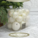 Набор пластиковых шаров Эллада 26 шт., белый, Christmas DeLuxe (87026)