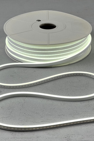 Односторонний гибкий Неон 8х16 мм., 1 метр, Белый 24В, IP65, LTC (FR-23502)