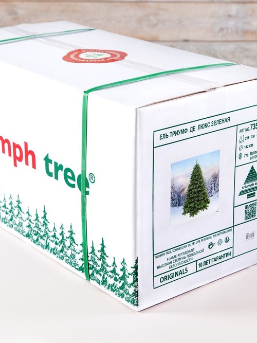Елка Исландская белоснежная 425 см., интерьерная, мягкая хвоя, Triumph Tree (73096)