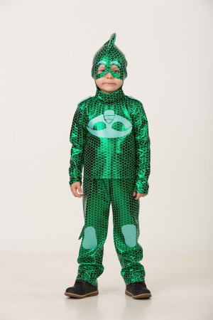 Карнавальный костюм Герой в зеленом рост 110 см., Батик 