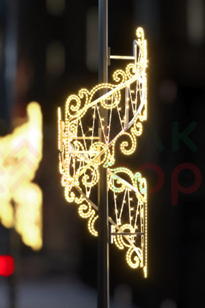 Светодиодная модульная консоль Винтовая 65*120*36 см., 220В, Conso (KON-003-0001)