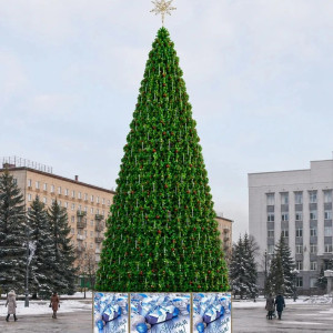 Уличная каркасная сосна Уральская Люкс 4 м., Леска, ЕлкиТорг (298400)