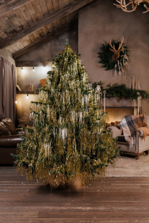 Искусственная ель Таежная 240 см., 100% Литая хвоя, Max Christmas (ЕТЖ24)