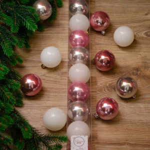 Набор пластиковых шаров  Фестивальный 60 мм,  10 шт, Kaemingk (020398) 