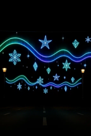 Светодиодная растяжка Звездное небо 500 см., Сад Радости (SR371)