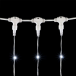 Светодиодный занавес 2*2 м., 400 белых LED ламп, мерцание, прозрачный провод ПВХ, LTC (PCL402BLW-10-2W)