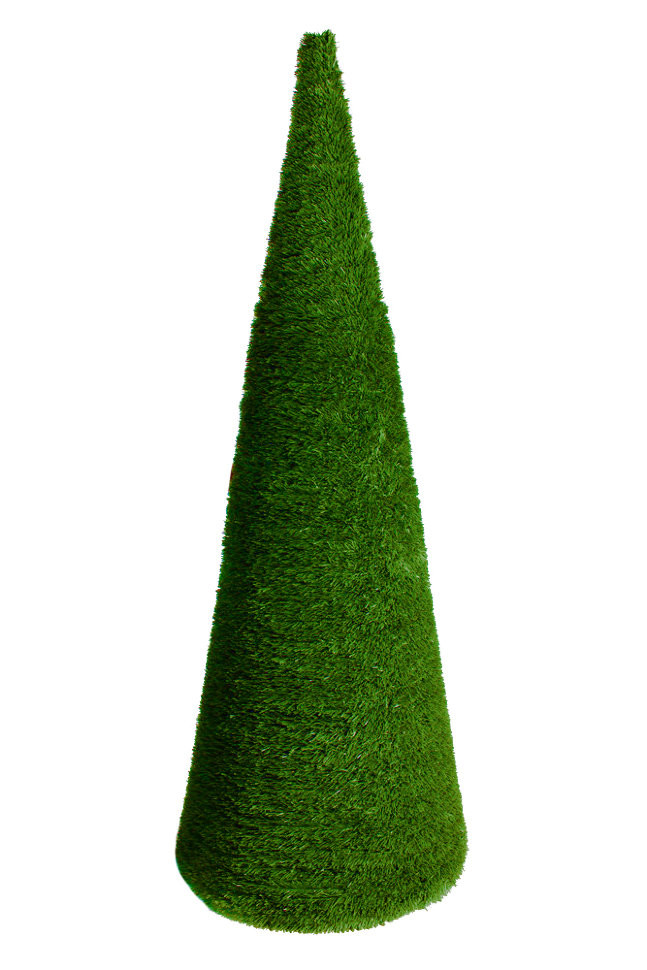 Хвойный конус зеленый 0,8 м., круглое сечение, ПВХ, Green Trees (GT0,8KONKR)