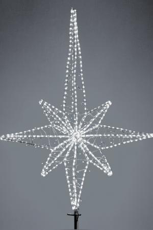 Макушка Роза Ветров 100 см. для елей высотой от 6 до 12 м., белая, Green Trees (roz-100white)