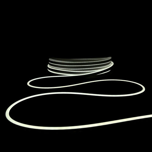 Односторонний гибкий Неон 8х16 мм., 1 метр, Белый 12В, IP65, Laitcom (FR-23512)