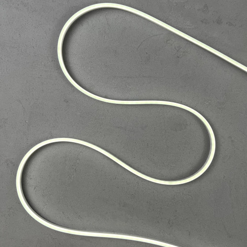 Односторонний гибкий Неон 8х16 мм., 1 метр, Белый 12В, IP65, Laitcom (FR-23512)